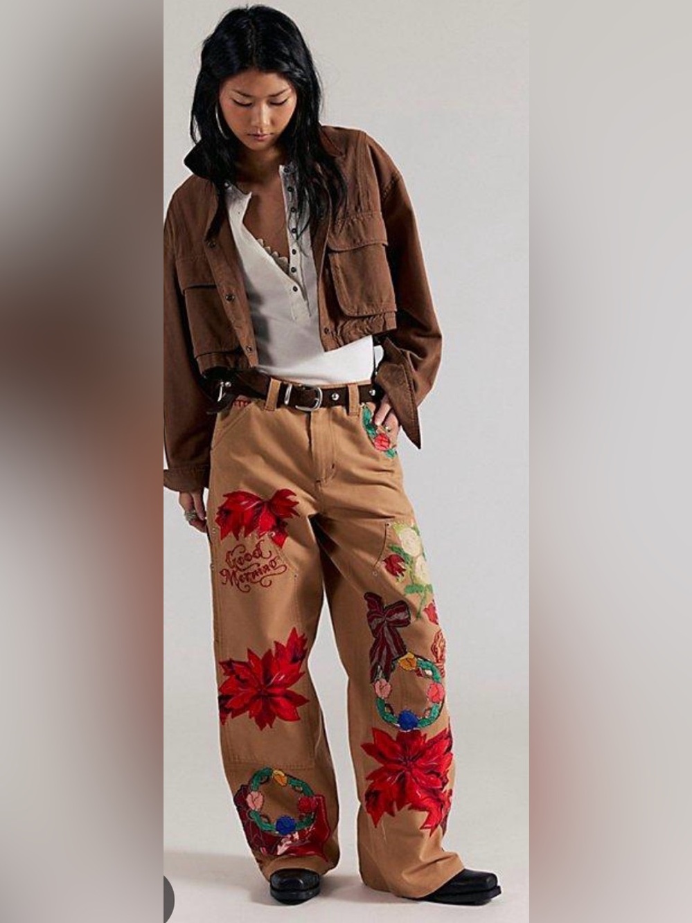 NWT Free People We The Free Bright Time Craft Pants Let it Rein  Size 2